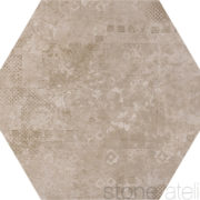 210.551.00000.004 _ darsa beige sechseck dekor _ feinsteinzeug keramik fliesen platten _ beige