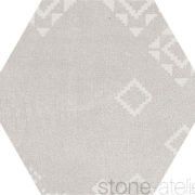 210.577.00000.003 _ gaya white hexagon 6eck II _ feinsteinzeug keramik fliesen platten _ white ivory weiss
