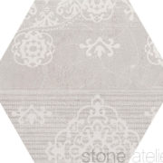 210.577.00000.003 _ gaya white hexagon 6eck III _ feinsteinzeug keramik fliesen platten _ white ivory weiss