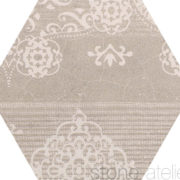 210.578.00000.003 _ gaya beige hexagon 6eck II _ feinsteinzeug keramik fliesen platten _ beige