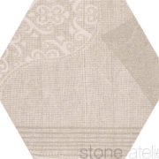 210.578.00000.003 _ gaya beige hexagon 6eck III _ feinsteinzeug keramik fliesen platten _ beige