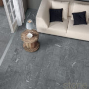 210.775.00000.000 _ gravina anthrazit impr II _ feinsteinzeug keramik fliesen platten _ maggia granit gneis grau anthrazit