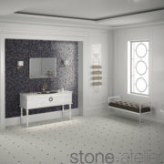 211.901.00000.000 _ Nauru Black Gold Impr I _ feinsteinzeug keramik fliesen platten _ klassisch black schwarz