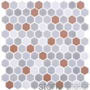 211.938.00000.001 _ Froson Grey-Terracotta 31.1×29 _ feinsteinzeug keramik fliesen platten _ klassisch grey-orange grau-orange