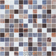 211.946.00000.001 _guafo_brown_31.1×31.1_feinsteinzeug keramik platten_Mosaik_brown braun mix